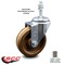 Service Caster 4 Inch High Temp Phenolic Wheel Swivel 10mm Threaded Stem Caster SCC SCC-TS20S414-PHRHT-M1015 - alternate 2